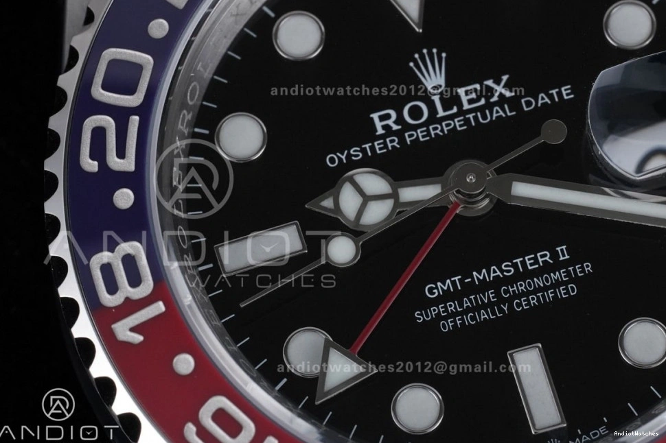 Pepsi BLRO SS Bracelet SH3285 ARF Bezel GMT 858 (UV II 1:1 904L Master New ) Best Edition Oyster On 126710 V OdorResistant 0913